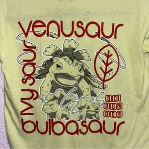 Pokemon Yellow Kids Tee with Red and Black Design